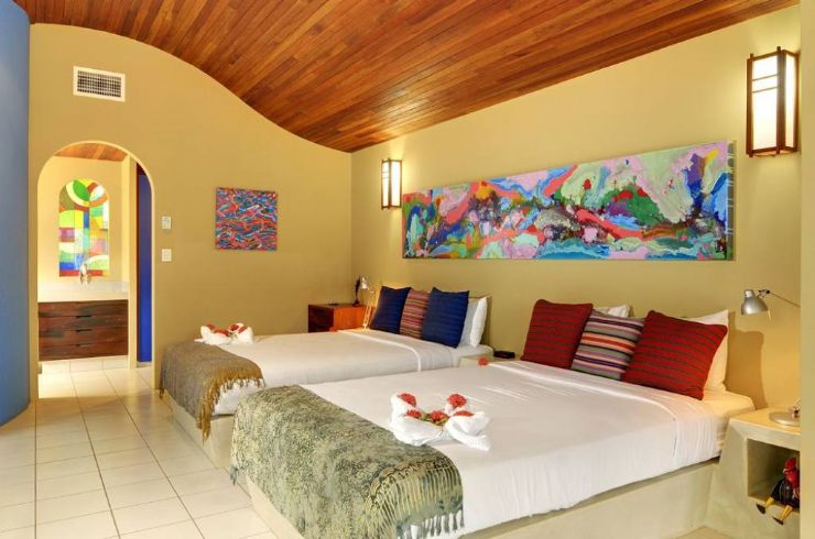 Beautiful double bed room at Alma del Pacifico
