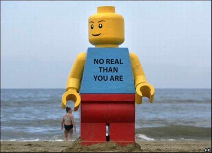 Giant Lego Man