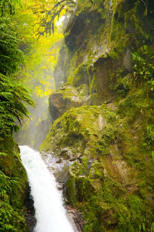 Closeup of La Paz Waterfall