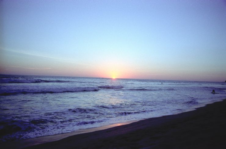 Playa Grande Surfer Sunset