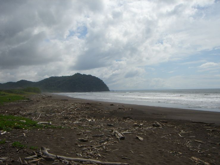 Surf spot at Camaronal Wildlife Refuge