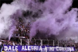 Saprisista fans at the stadium winter 2011