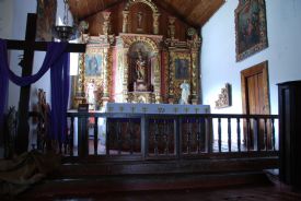 Main beautiful altar inside Orosi Church&nbsp;-&nbsp;Orosi, Cartago