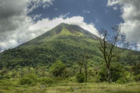 View of Arenal Volcano from Arenal Volcano National Park