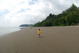 Baby Exploring Deserted Beach&nbsp;-&nbsp;Playa Uvita, South Puntarenas