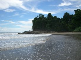 Beautiful Beach at Entrance to Ballena National Marine Park&nbsp;-&nbsp;Ballena National Marine Park, South Puntarenas
