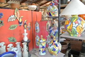 Colorful finished art in Las Palomas, Santa Ana