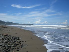Beautiful Long Beach at Playa Dominical&nbsp;-&nbsp;Dominical, South Puntarenas