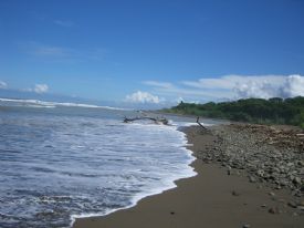 Mouth of Estuary at Playa Dominical&nbsp;-&nbsp;Dominical, South Puntarenas