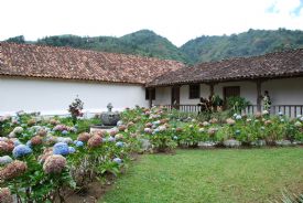 Beautiful gardens next to Orosi Church&nbsp;-&nbsp;Orosi, Cartago