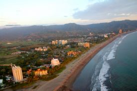 Beautiful Jaco Beach from the sky