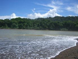 Mouth of Estuary at Dominical Beach&nbsp;-&nbsp;Dominical, South Puntarenas