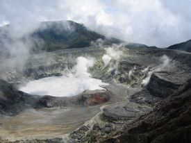 Poas Volcano Crater&nbsp;-&nbsp;Po�s Volcano National Park, Alajuela