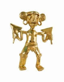 Pre Columbian Gold Figure at the Gold Museum
