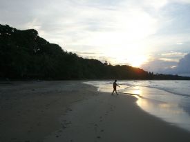 Sunset at Playa Manzanillo&nbsp;-&nbsp;Manzanillo, Limon
