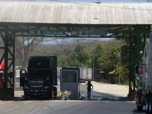 Costa Rica / Nicaragua Border in Penas Blancas