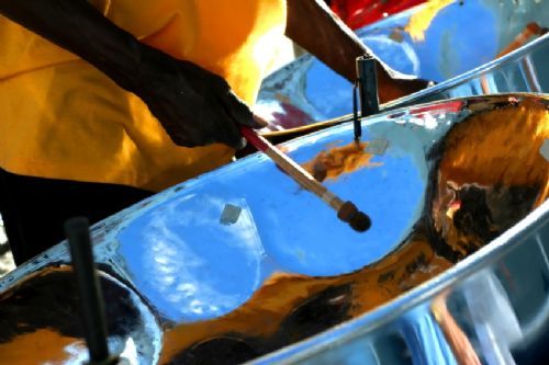 Steel Drums at the Limon Carnival