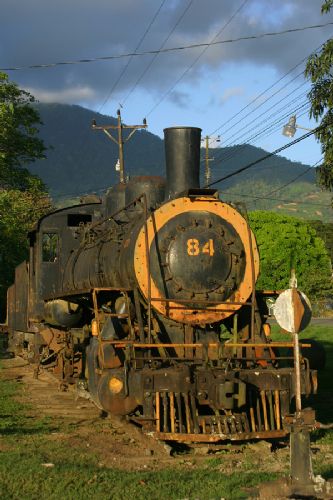 Old Locomotive 84 in Sierpe