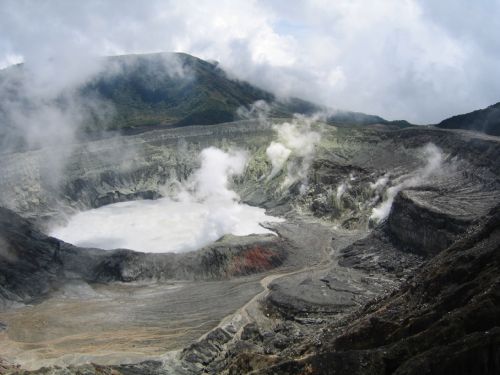 Poas Volcano Crater