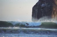 Surfing at Witches Rock