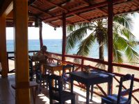 Kickback beachfront restaurant in Montezuma