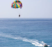 Parasailing is a thrill for the most adventurous