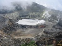 Crater at Poas Volcano