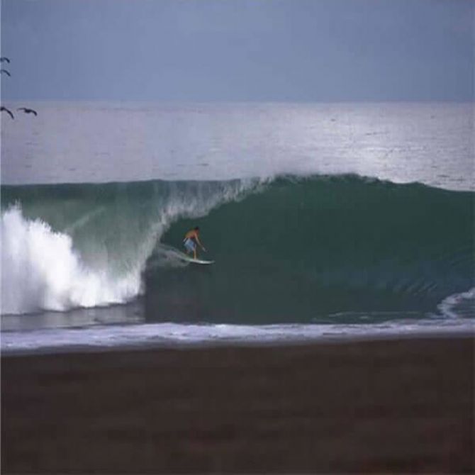 The perfect wave in Playa Hermosa, The Backyard Hotel