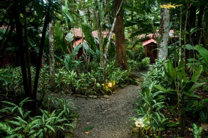 Paths to Bungalows at Tierra de Sueños Lodge