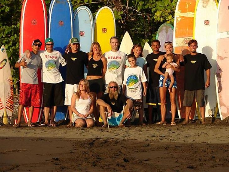 Staff at Green Iguana Surf Camp