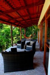 Balcony area at Villa Harmonia