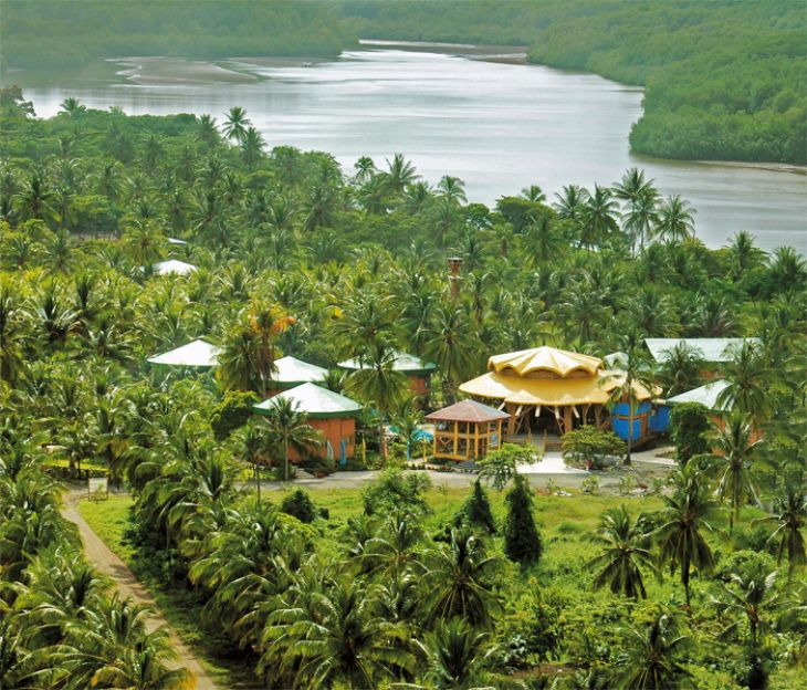 Timarai Bamboo Resort Bird's Eye View