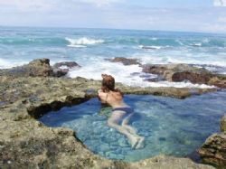 Tidepool at El Remanso Rainforest Beach Lodge