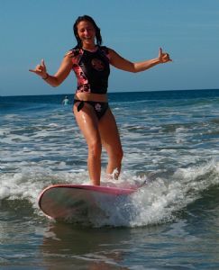 Riding a wave with Surf Diva