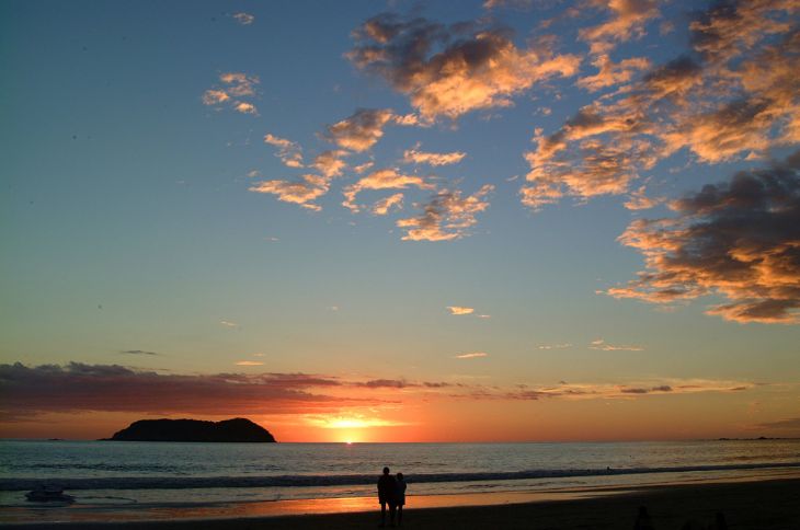 Sunset from Manuel Antonio Beach