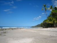Beach view at Casas Pura Vida