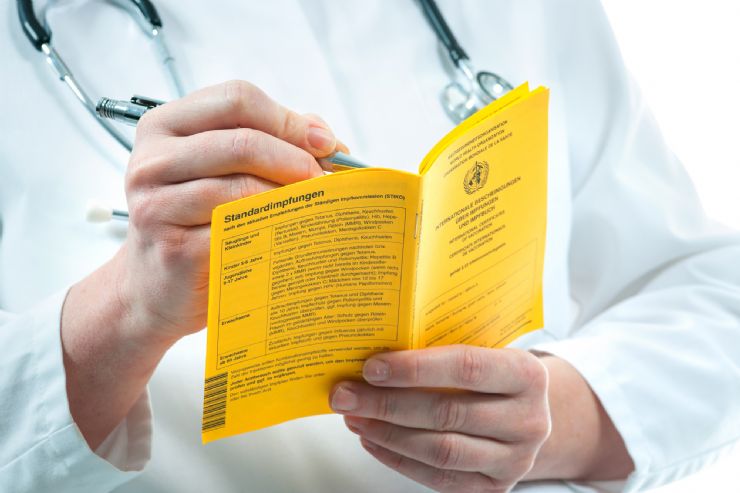 Getting Immunizations at your doctor before an international trip