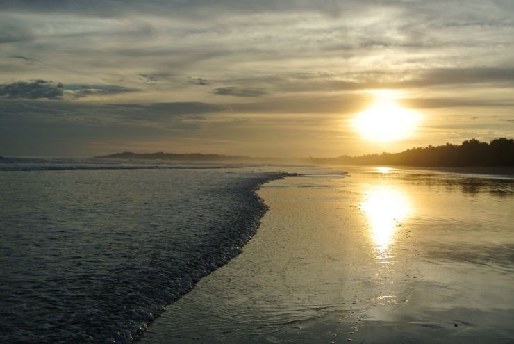 Breathtaking sunset in Esterillos