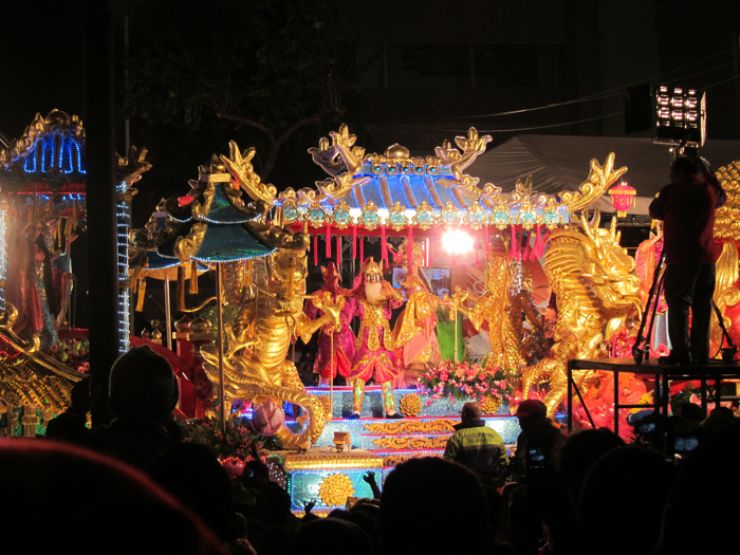 Float at Festival de la Luz float, San Jose Costa Rica