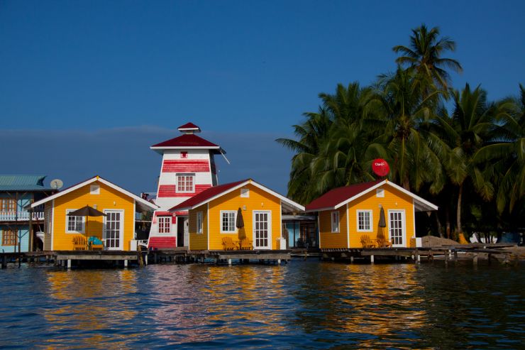 Beautiful Hotel at Bocas del Toro, Panama