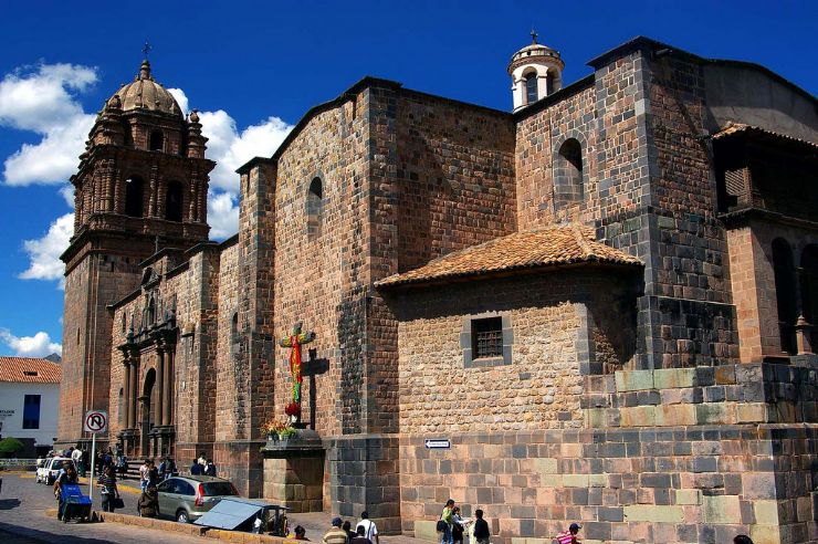 Beautiful La Merced Convent in Peru