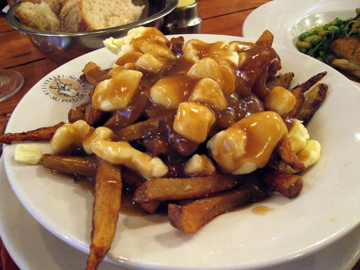 Typical Poutine in Canada