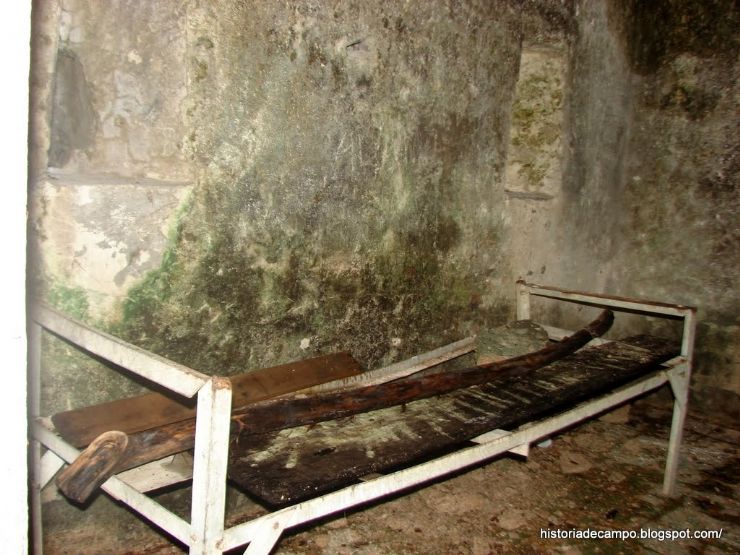 Creepy bed at San Lucas old Prison