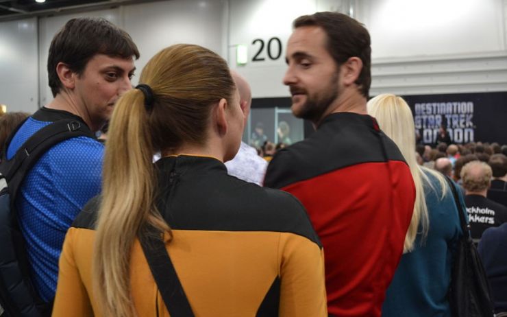 Star Trek Cruise guests