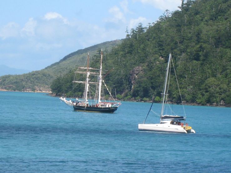 Sailing in Whitsunday Islands