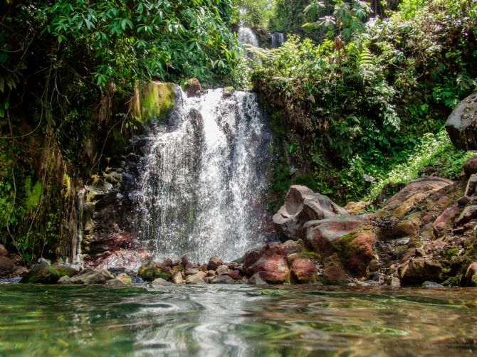 Blue River Waterfall near Rincón de la Vieja