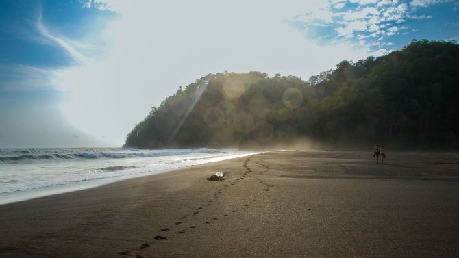 Hazy Day at the Beach in Jacó