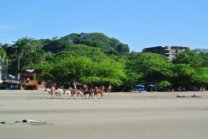 Horseback riding is also available in Tamarindo