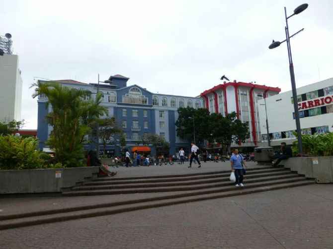 Historic Hotel Costa Rica from Plaza de la Cultura