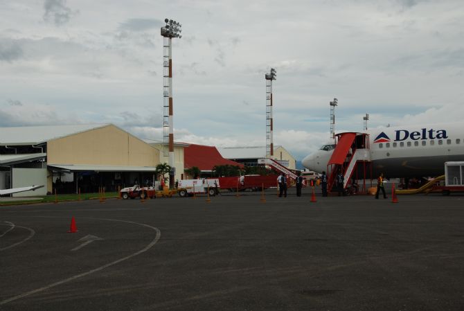 Delta Airlines at Liberia Intl Airport